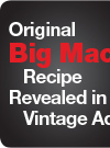 Original Big Mac Recipe Revealed in Vintage Ad