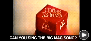 CAN YOU SING THE BIG MAC SONG?
