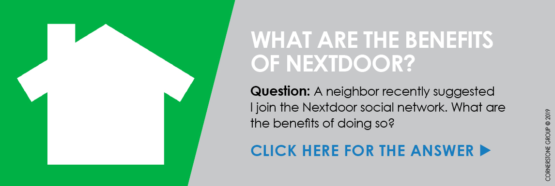 WHAT ARE THE BENEFITS
OF NEXTDOOR? - See The Details Download Graphics to View