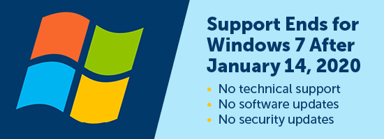 Windows 7 Support Ends - Download Graphics to View