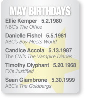 This Month's Birthdays