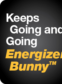 Energizer BunnyTM Keeps Going and Going