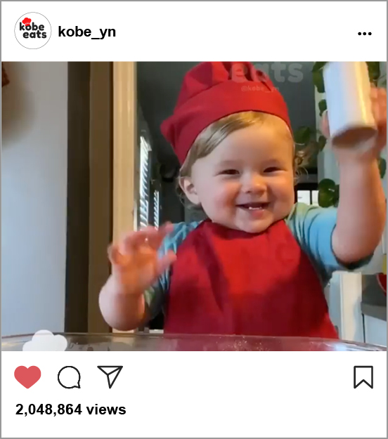 Baby Chef is Online Sensation