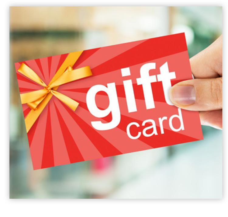 BE SUSPICIOUS OF FREE
GIFT CARD OFFERS