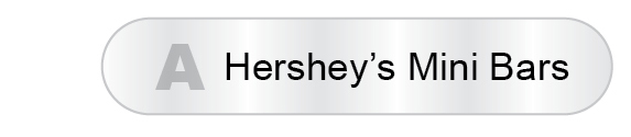 The Answer Is A - Hershey's Mini Bars