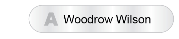 The Answer Is A - Woodrow Wilson
