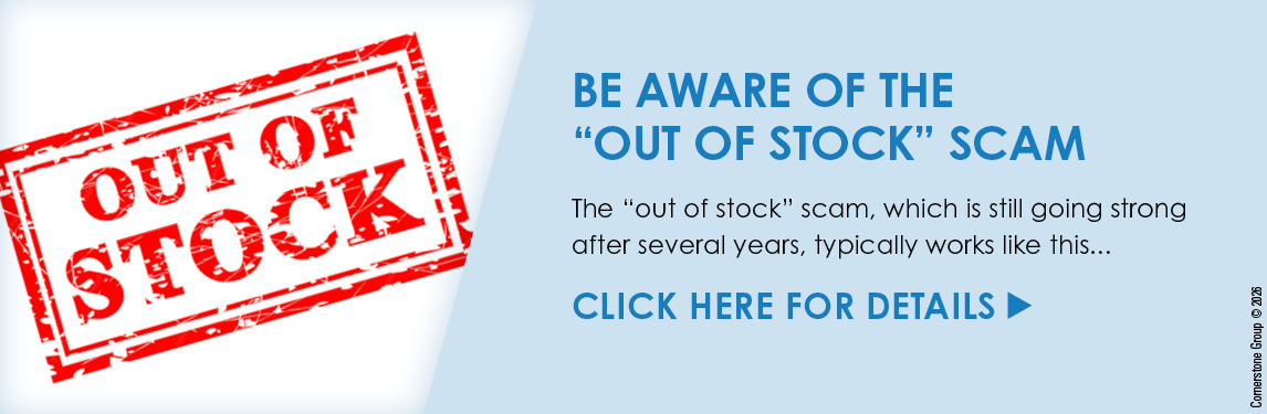 Beware of the Out of Stock Scams