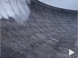 Waterfall Makes Water Disappear