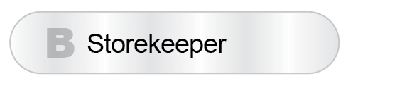 The Answer Is B -  Storekeeper