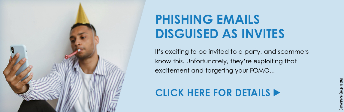 Phishing emails disguised as invites