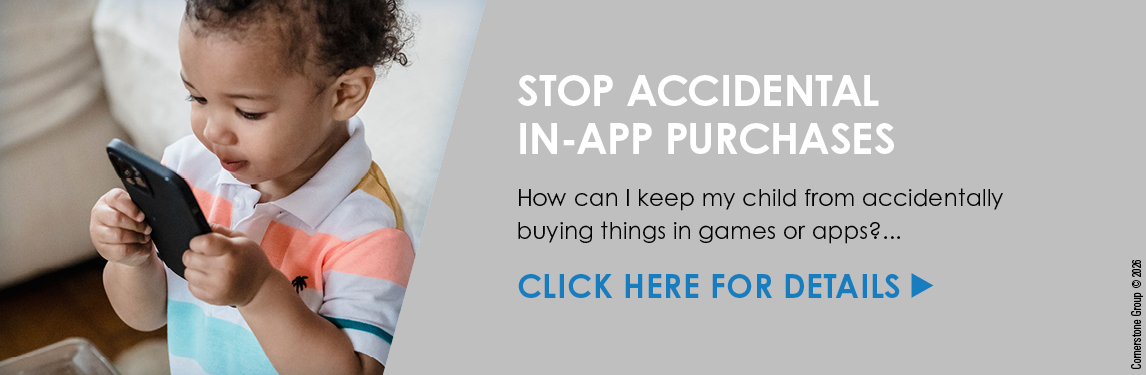 Stop accidental in-app purchases
