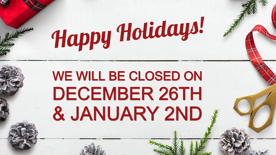 Holiday Hours