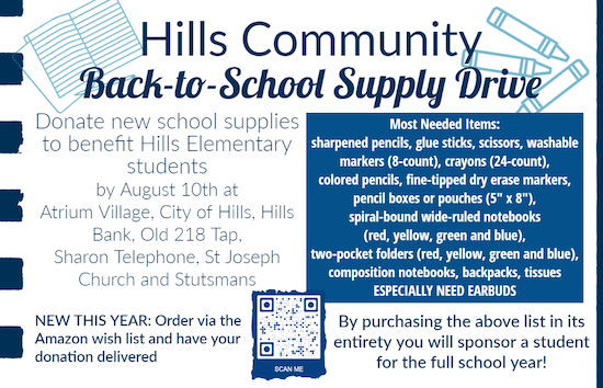 School Supply Drive - Download Graphics to View