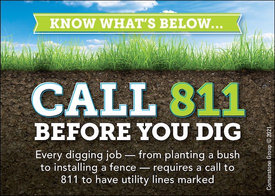 Call 811 - Download Graphics to View