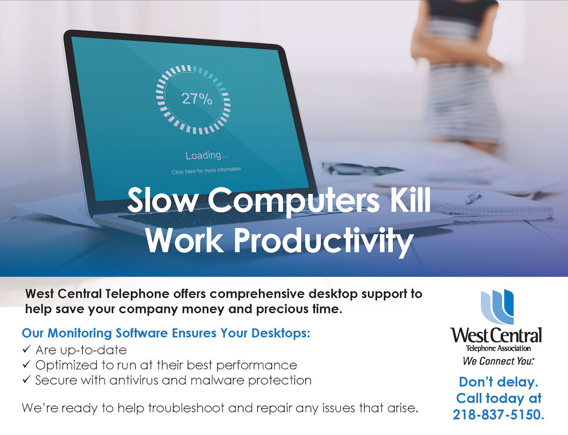 Slow Computers Kill Productivity - Download Graphics to View