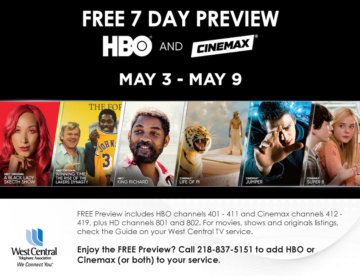 HBO CINEMAX PREVIEW - Download Graphics to View