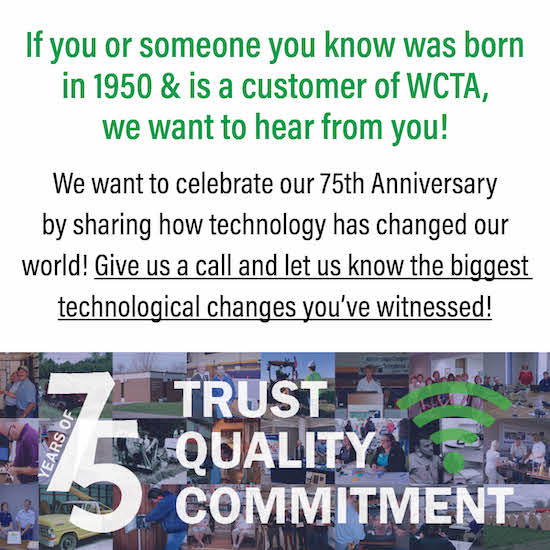 contact us 75 years