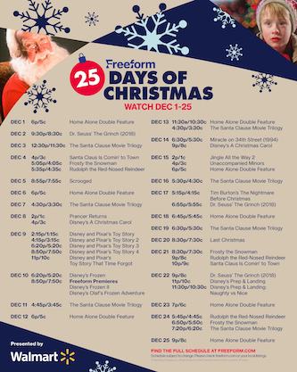 Freeform 25 Days of Christmas - Download Graphics to View