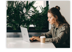 Person on Computer