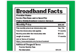 Broadband Labels
