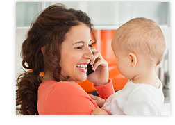Mom on Phone